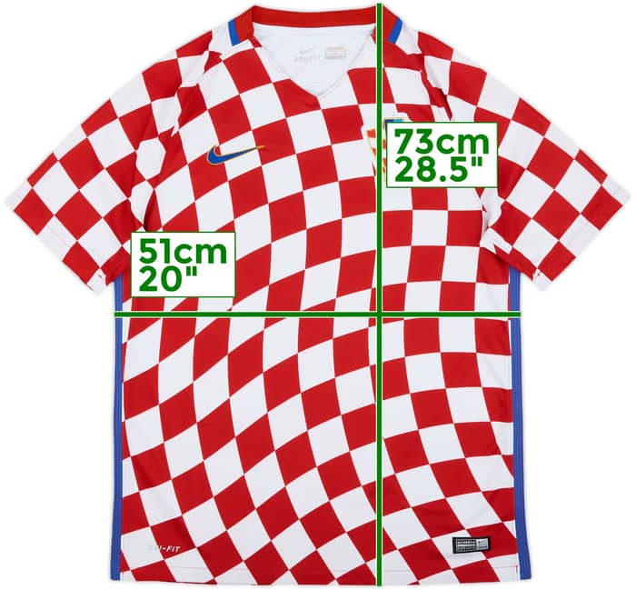 2016-18 Croatia Home Shirt - 7/10 - (M)