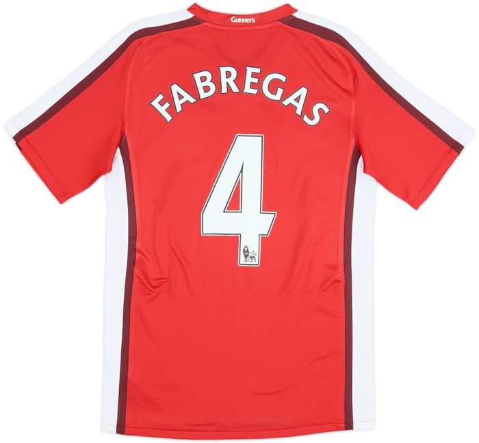 2008-10 Arsenal Home Shirt Fabregas #4 - 5/10 - (S)