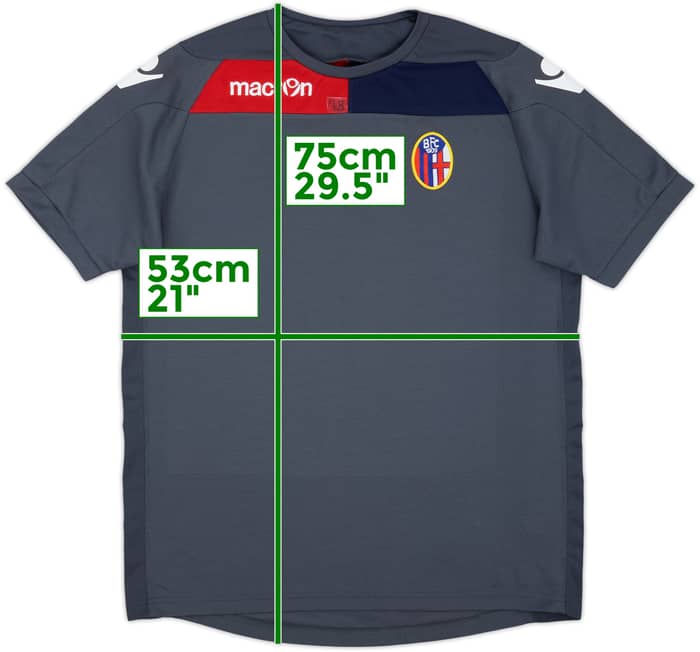 2013-14 Bologna Macron Camiseta de entrenamiento - 8/10 - (M)