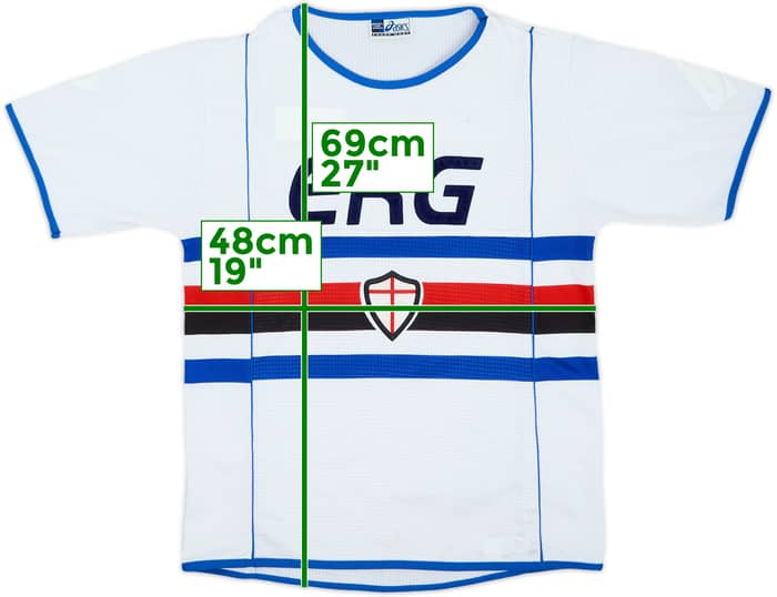 2002-03 Sampdoria Away Shirt #11 - 4/10 - (S)