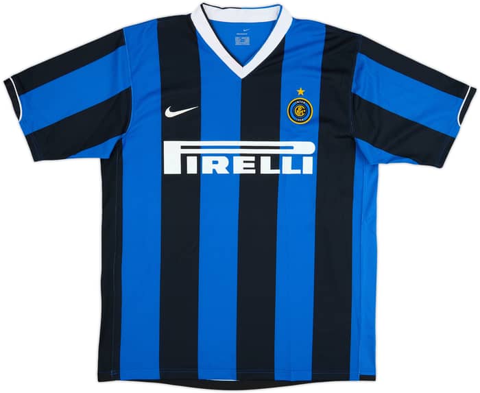 Camiseta de local del Inter Milan 2006-07 Adriano #10 - 8/10 - (L)