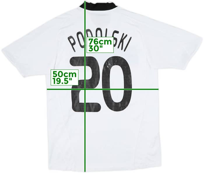 2008-09 Germany Home Shirt Podolski #20 - 6/10 - (XL.Boys)