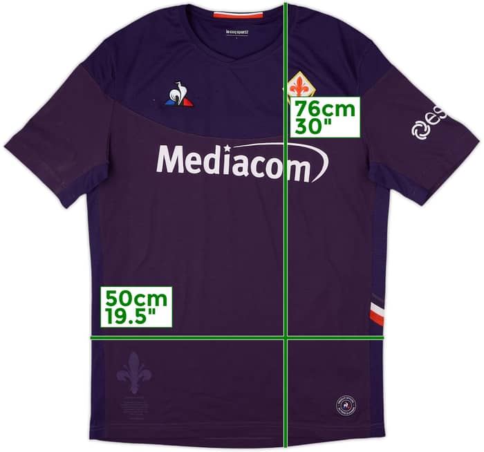 2019-20 Fiorentina Home Shirt - 8/10 - (L)