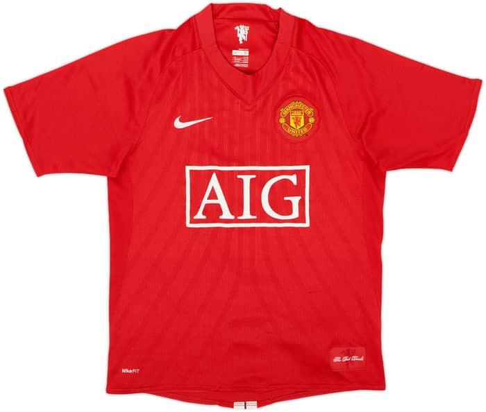 2007-09 Manchester United Home Shirt Berbatov #9 - 6/10 - (S)