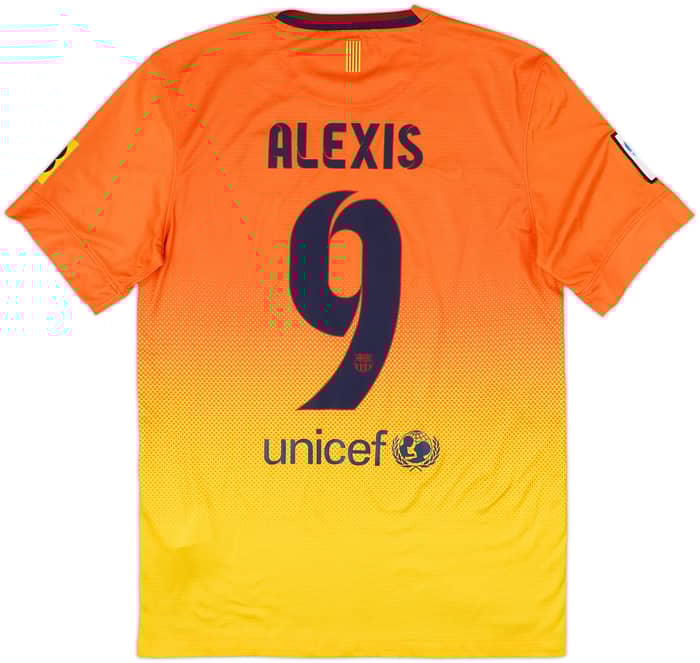 2012-13 Barcelona Camiseta de visitante Alexis #9 - 8/10 - (S)