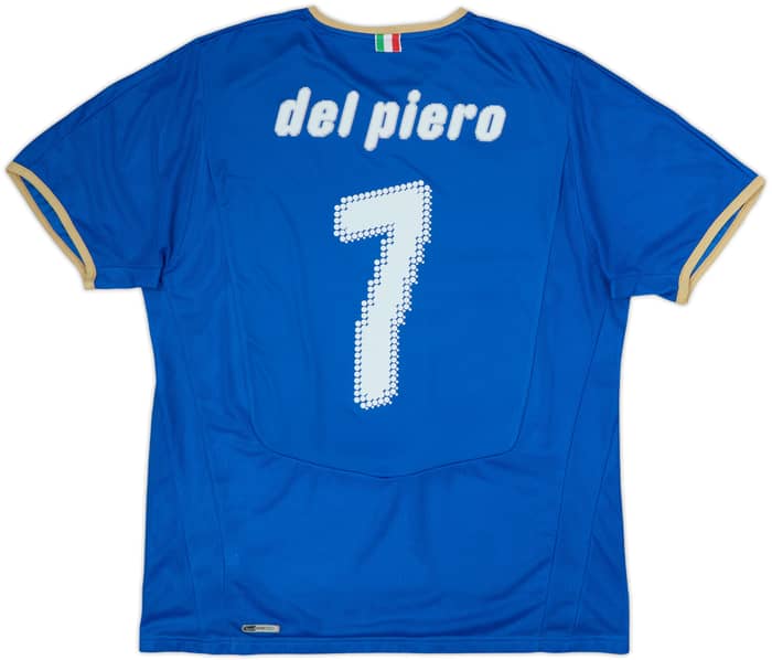 2007-08 Italy Home Shirt Del Piero #7 - 5/10 - (L)