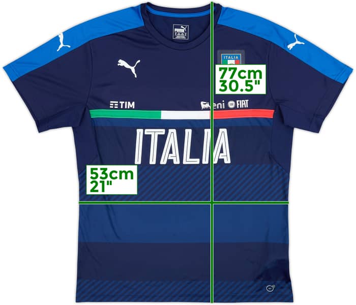 2016-17 Italy Player Issue Training Shirt - 9/10 - (XL)