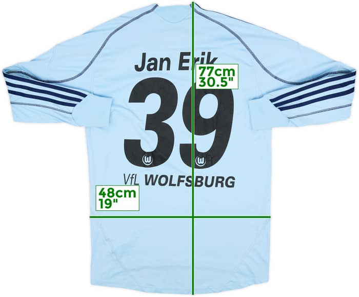 2009-10 Wolfsburg GK Shirt Jan Erik #39 - 6/10 - (S)