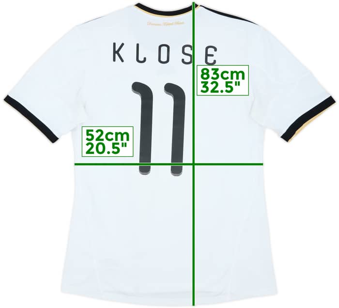 2010-11 Germany Home Shirt Klose #11 - 5/10 - (L)