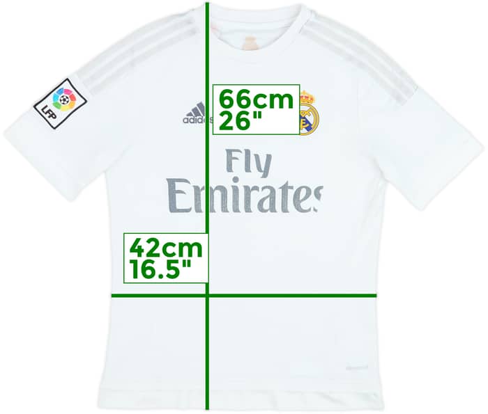 2015-16 Real Madrid Home Shirt - 4/10 - (S)