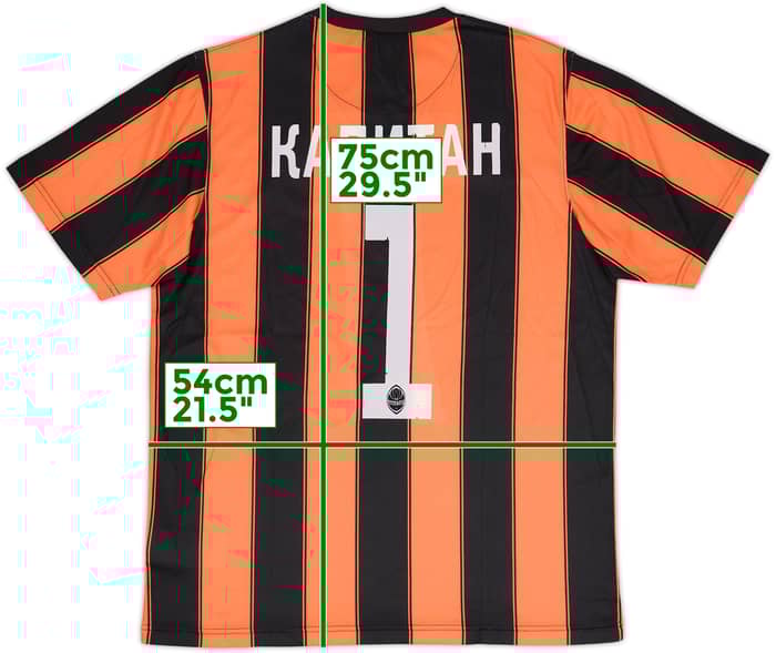 Camiseta básica de local del Shakhtar Donetsk 2009-11 Capitán #1 - 8/10 - (M)