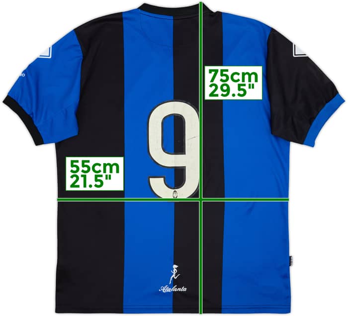 2011-12 Atalanta Home Shirt #9 - 6/10 - (XL)