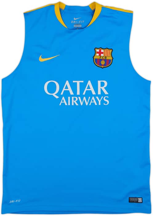 2015-16 Barcelona Nike Training Vest - 7/10 - (L)