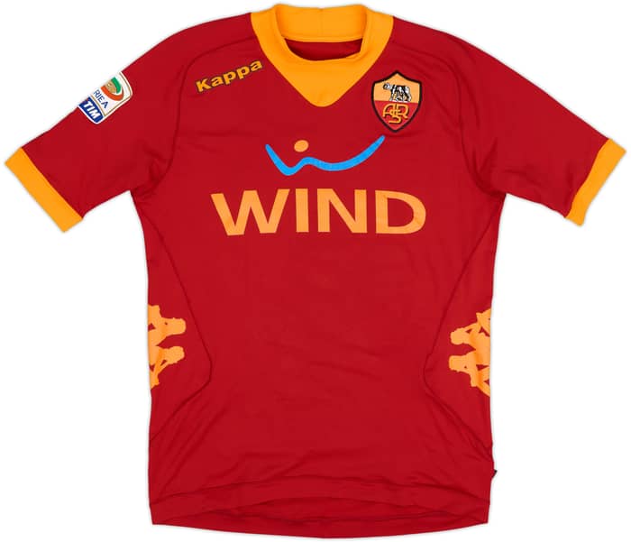 2011-12 Roma Home Shirt Totti #10 - 6/10 - (XS)