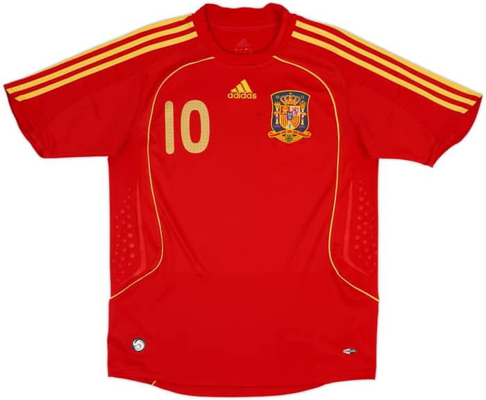 2007-09 España Local Camiseta Fabregas #10 - 8/10 - (M)