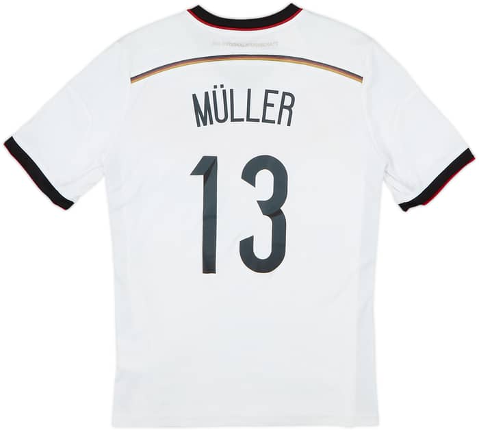 2014-15 Germany Home Shirt Muller #13 - 8/10 - (L.Boys)
