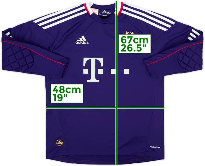 2010-11 Bayern Munich GK Signed Shirt - 7/10 - (L.Boys)