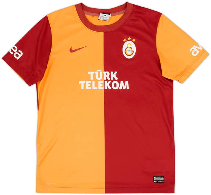 2013-14 Galatasaray Home Shirt Berkay #6 - 6/10 - (XL.Boys)