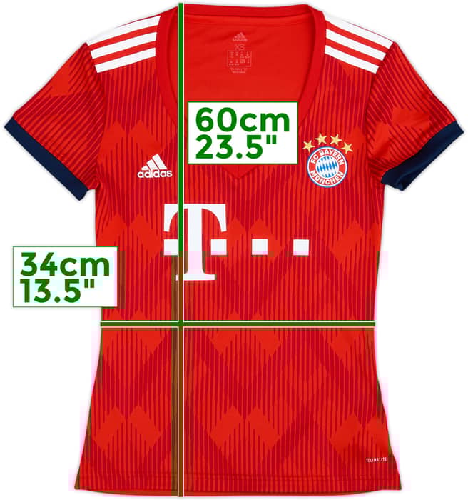2018-19 Bayern Munich Home Shirt - 9/10 - (Women's XS)