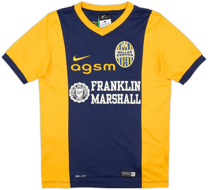 2014-15 Hellas Verona Home Shirt - 7/10 - (M.Boys)