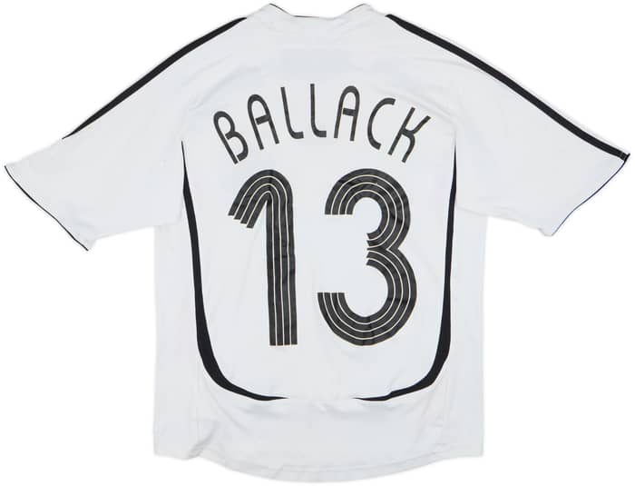 2005-07 Germany Home Shirt Ballack #13 - 6/10 - (L.Boys)