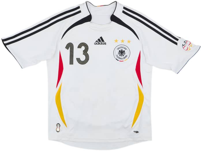 2005-07 Germany Home Shirt Ballack #13 - 6/10 - (L.Boys)