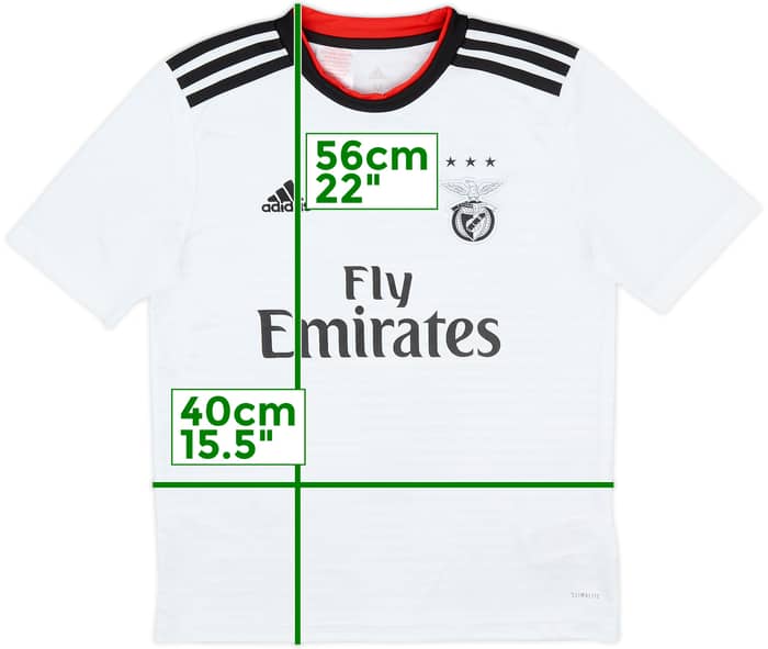 2018-19 Benfica Away Shirt - 8/10 - (M.Boys)