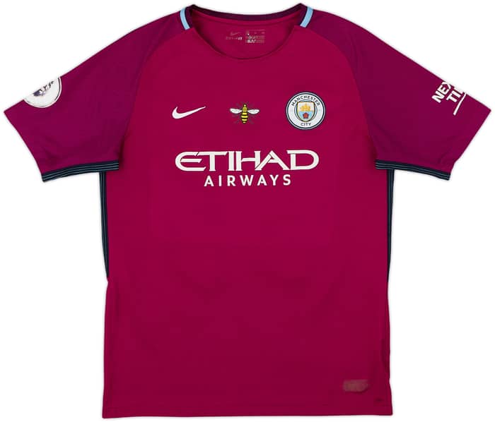 2017-18 Manchester City Away Shirt G.Jesus #33 - 6/10 - (XL.Boys)