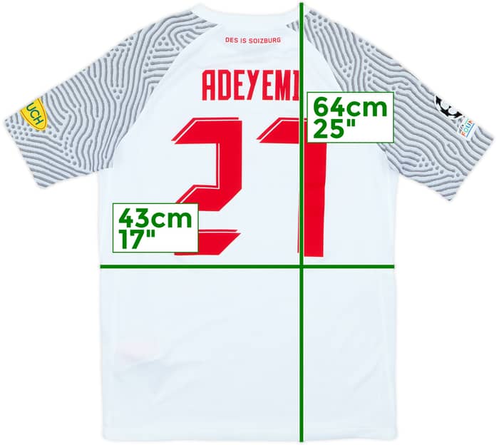 2021-22 RB Salzburg European Home Shirt Adeyemi #27 - 8/10 - (XL.Boys)