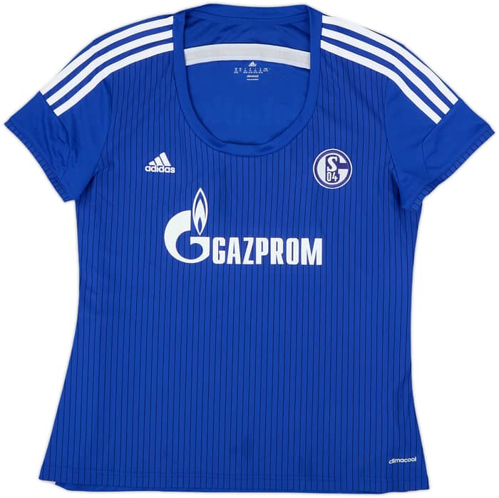 2014-16 Schalke Home Shirt Claudia #66 - 8/10 - (Women's XL)