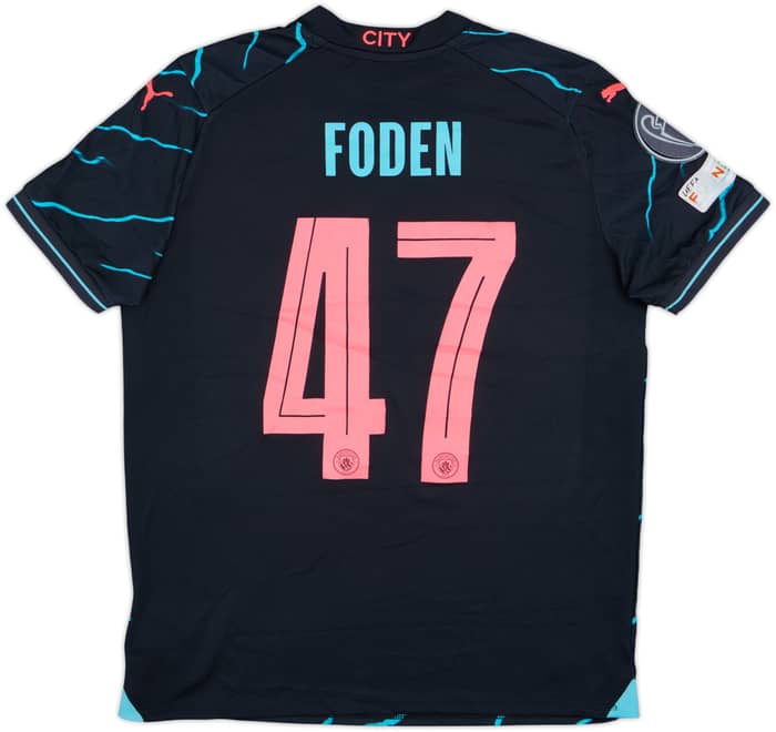2023-24 Manchester City Third Shirt Foden #47 - 7/10 - (XL.Boys)