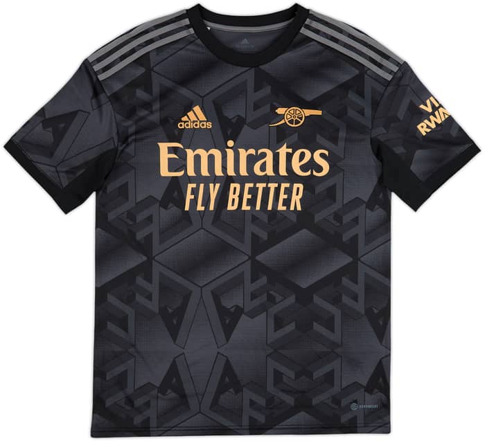 2022-23 Arsenal Away Shirt Saka #7 - 8/10 - (XL.Boys)