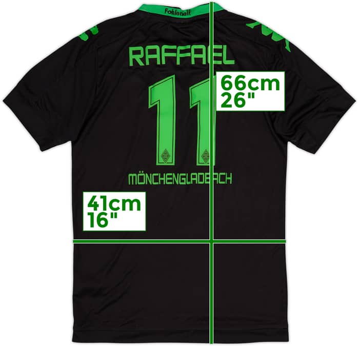 2016-17 Borussia Monchengladbach Third Shirt Raffael #11 - 8/10 - (L.Boys)
