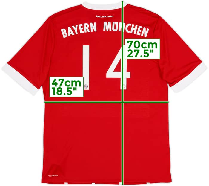 Camiseta de local del Bayern Munich 2017-18 #14 - 5/10 - (XL.Niños)