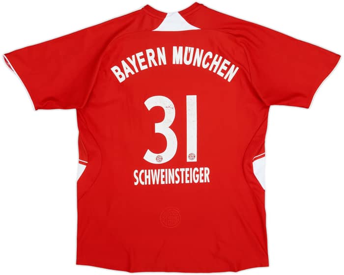 2007-08 Bayern Munich Home Shirt Schweinsteiger #31 - 5/10 - (L.Boys)