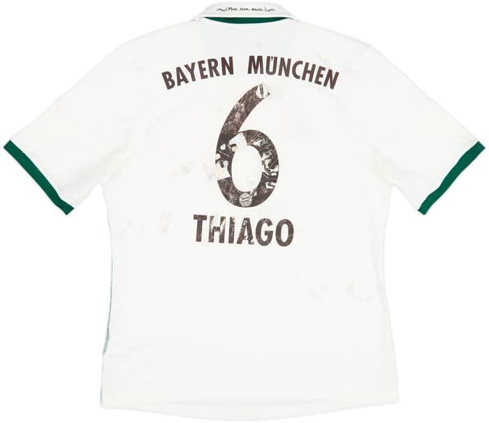 Camiseta de visitante del Bayern Munich 2013-14 Thiago #6 - 4/10 - (L)