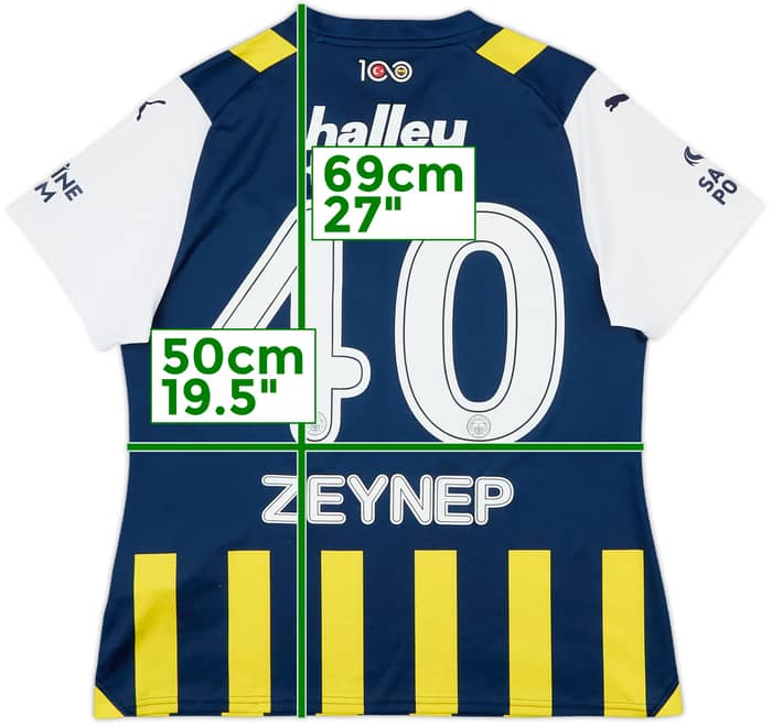 2023-24 Fenerbahce Home Shirt Zeynep #40 - 7/10 - (L)
