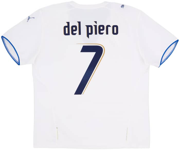 2006 Italy Away Shirt Del Piero #7 - 6/10 - (XL)