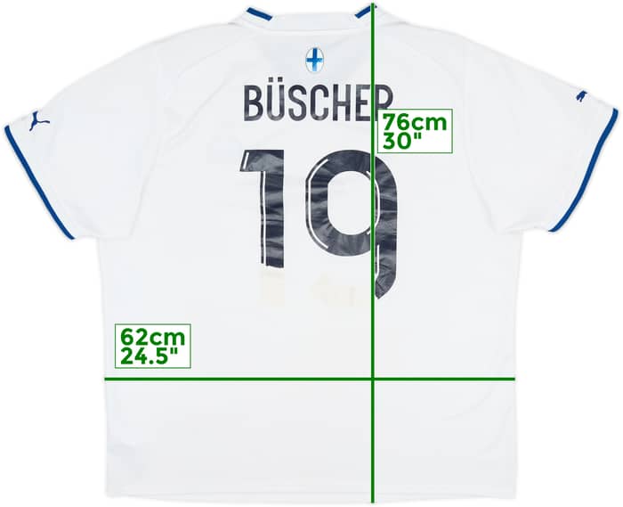 2022-23 Olympique Marseille Home Shirt Buscher #19 - 4/10 - (XXL)