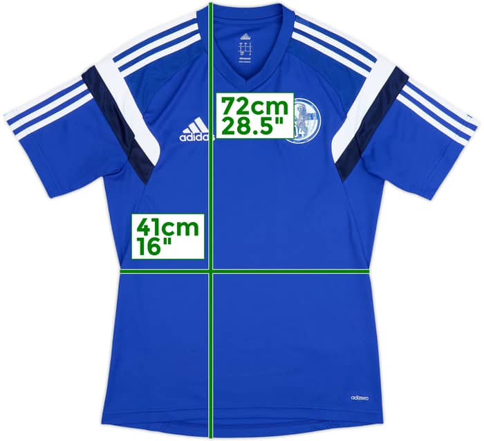 2014-15 Schalke adidas Training Shirt - 4/10 - (S)