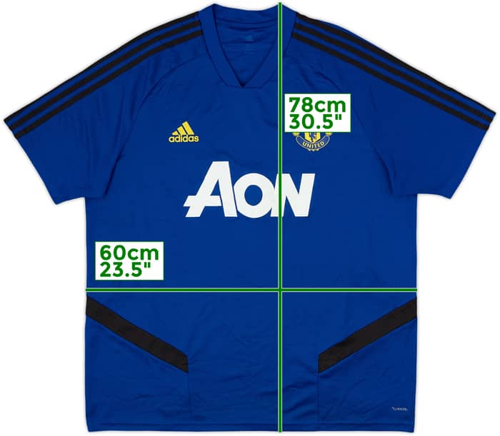 2019-20 Manchester United adidas Training Shirt - 5/10 - (XL)