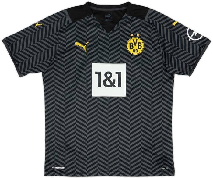 Camiseta de visitante del Borussia Dortmund 2021-22 Haaland #9 - 6/10 - (L)