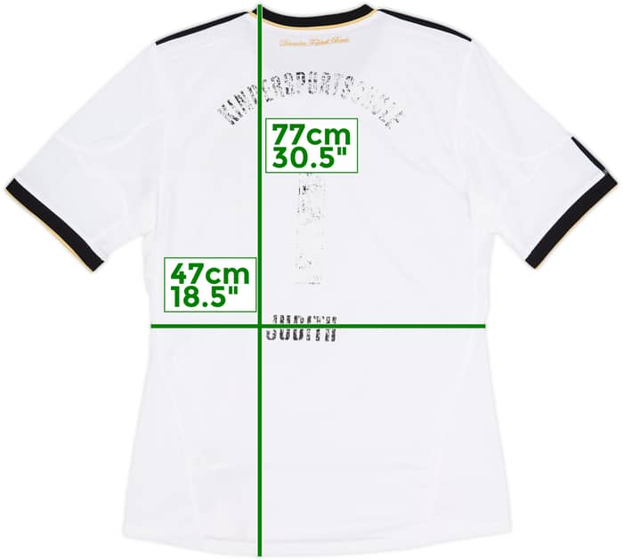 2010-11 Alemania Camiseta Local - 4/10 - (M)