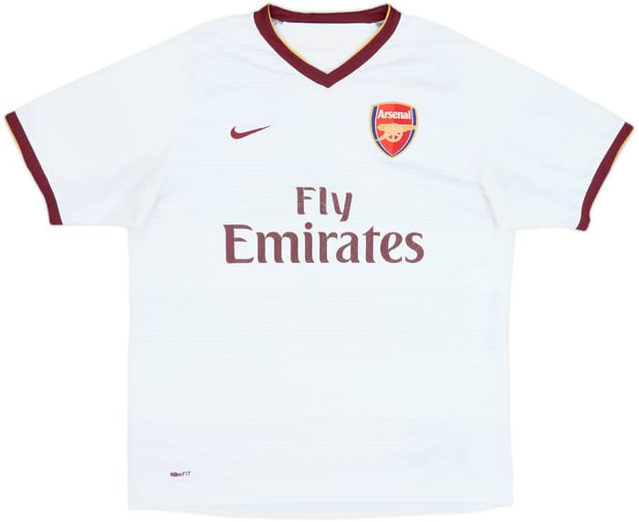 2007-08 Arsenal Visitante Camiseta Fabregas #4 - 6/10 - (L)