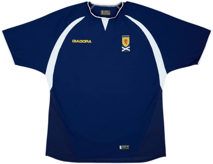 2003-05 Scotland Home Shirt 'Will Unleished' - 6/10 - (L)