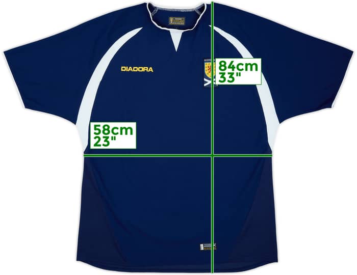 2003-05 Scotland Home Shirt 'Will Unleished' - 6/10 - (L)