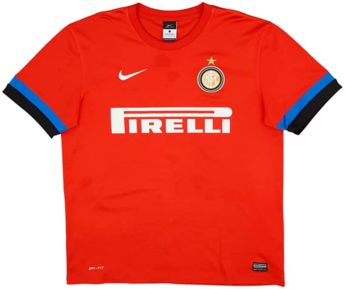 2012-13 Inter Milan Basic Away Shirt J. Zanetti #4 - 7/10 - (L)