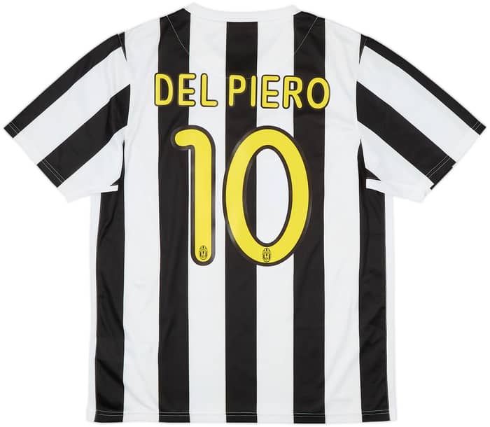 2009-10 Juventus Home Shirt Del Piero #10 - 6/10 - (M)