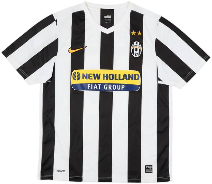 2009-10 Juventus Home Shirt Del Piero #10 - 6/10 - (M)