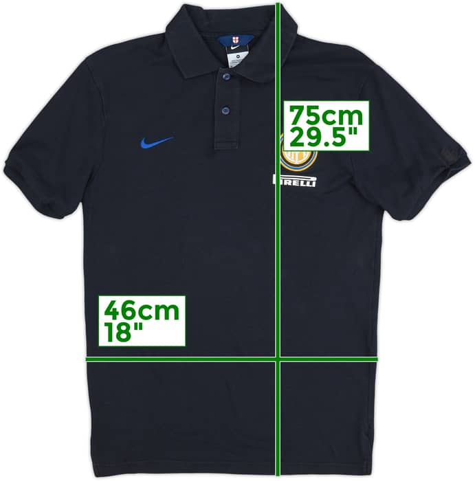2013-14 Inter Milan Nike Polo Shirt - 9/10 - (M)